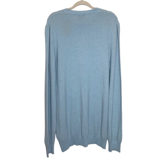 NWT A.P.C. Men's Christian Crewneck Pullover Sweater Blue Clair XL Long Sleeve - Picture 4 of 9